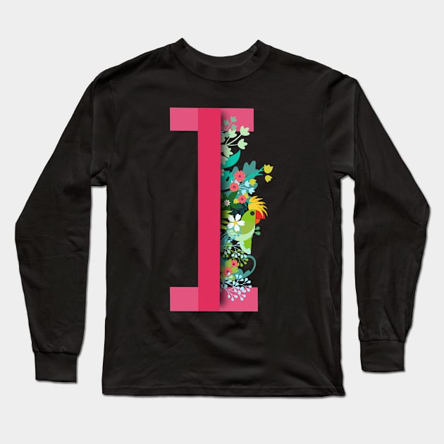 Tropical alphabet I Long Sleeve T-Shirt by Susana